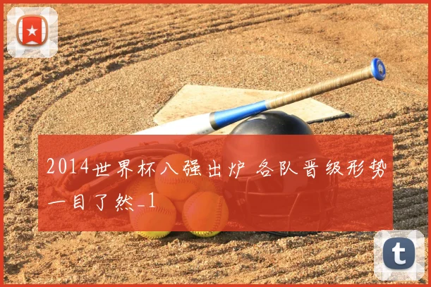 2014世界杯八强出炉 各队晋级形势一目了然_1